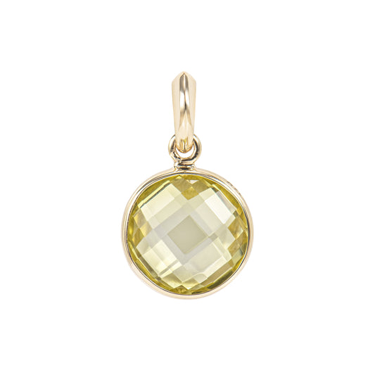 Lemon Quartz Classic Pendant