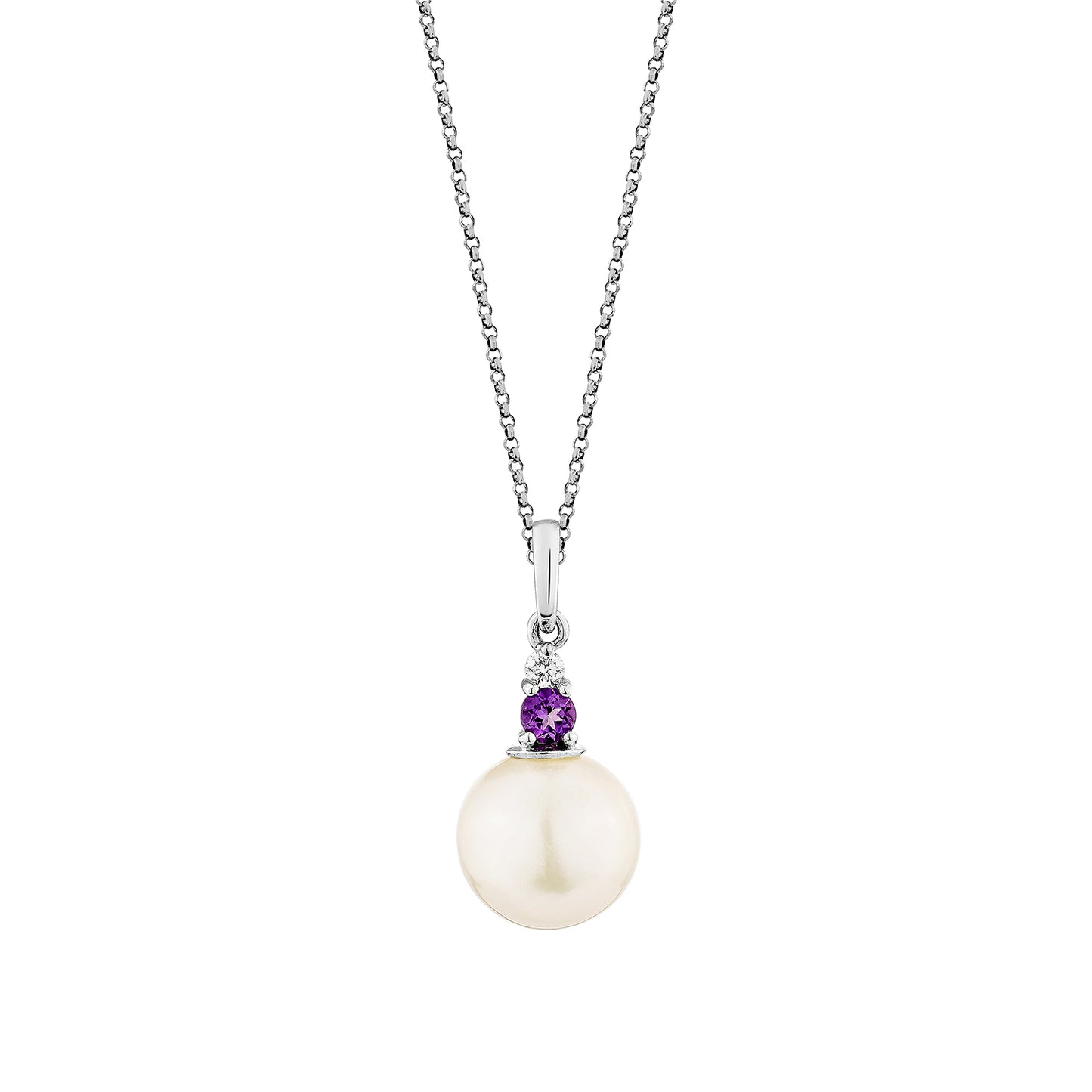 White Pearl Drop Pendant