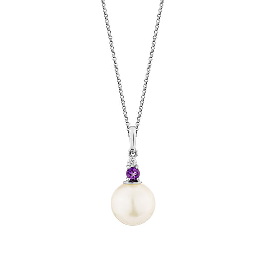 White Pearl Drop Pendant