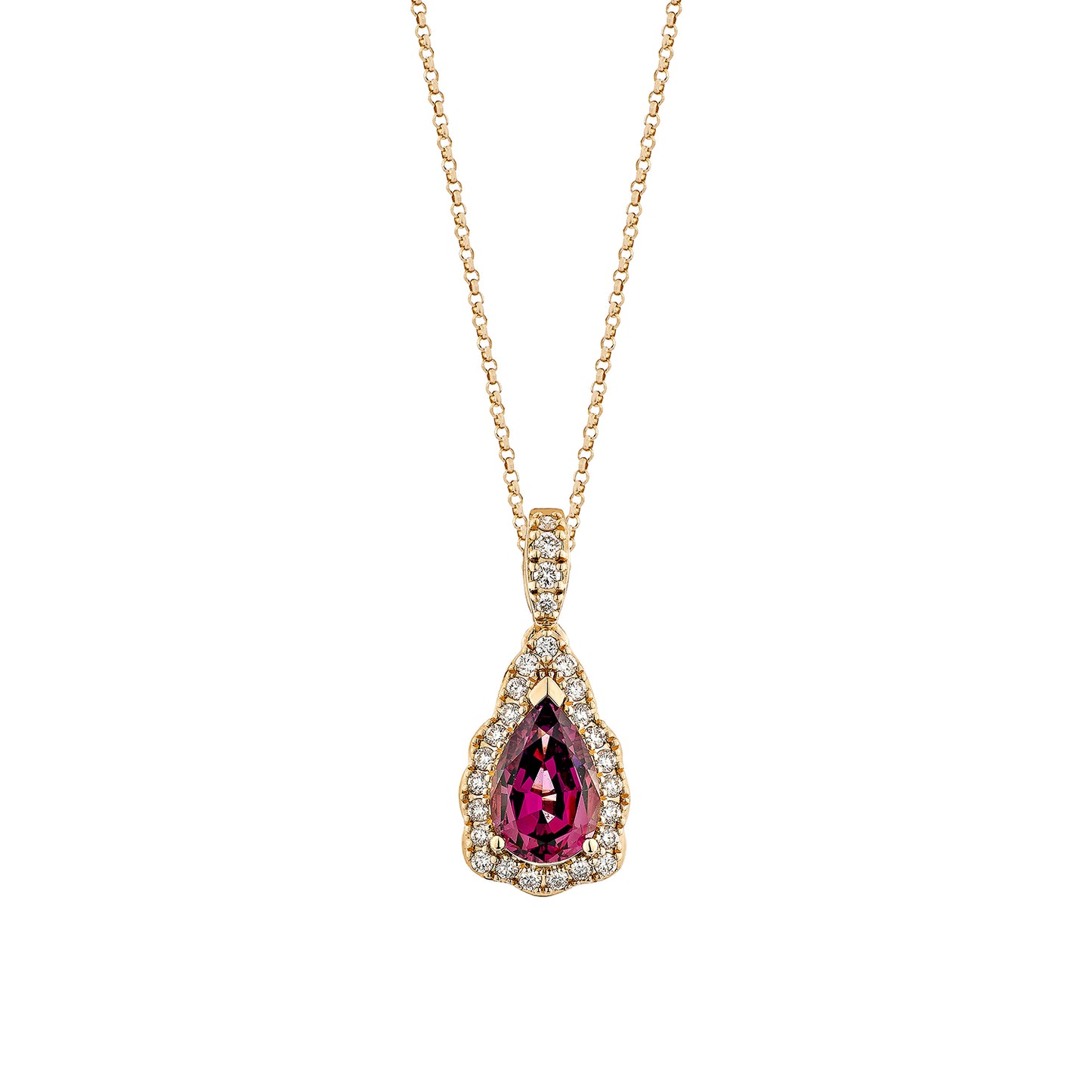 Rhodolite Pendant