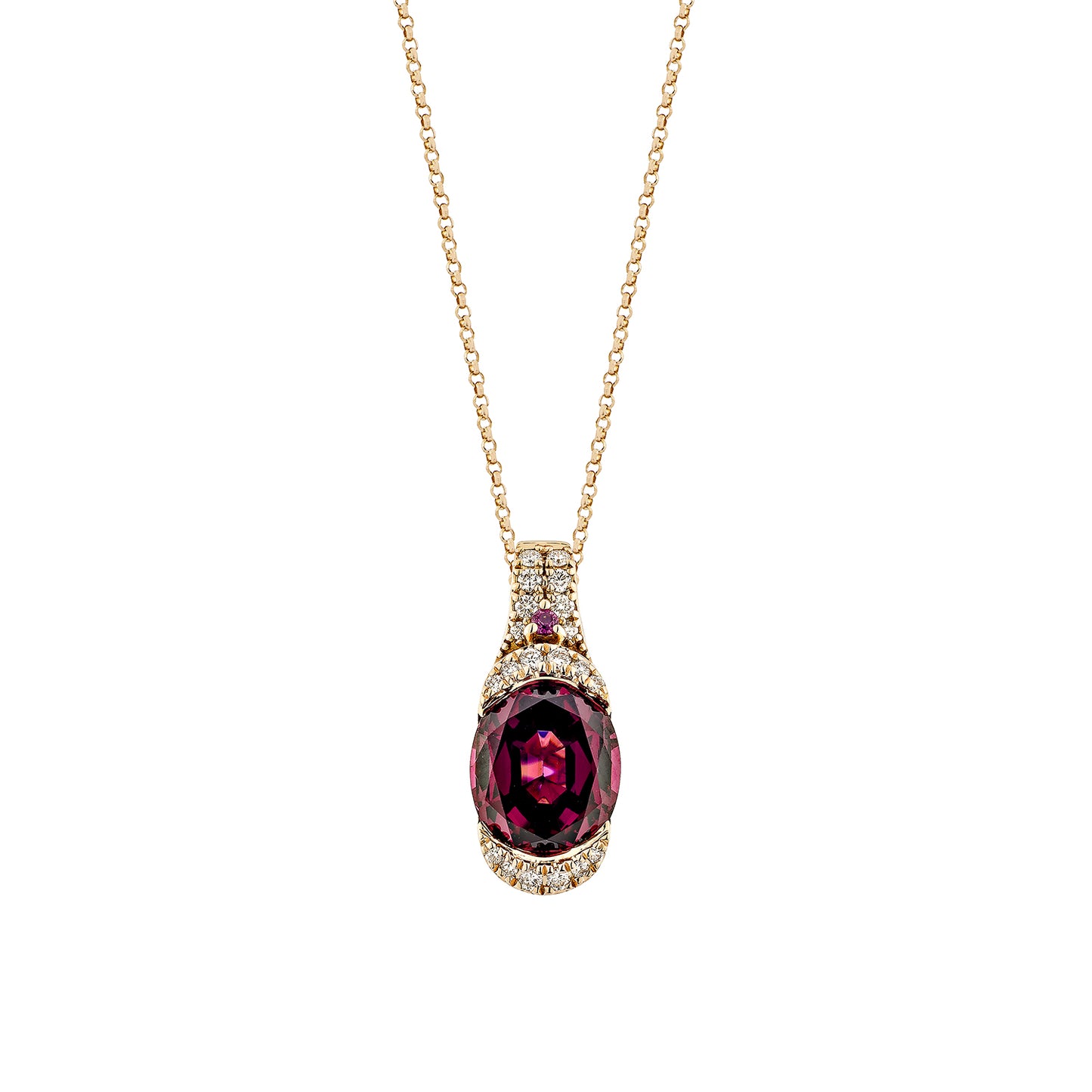Rhodolite Pendant