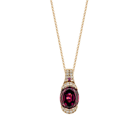 Rhodolite Pendant