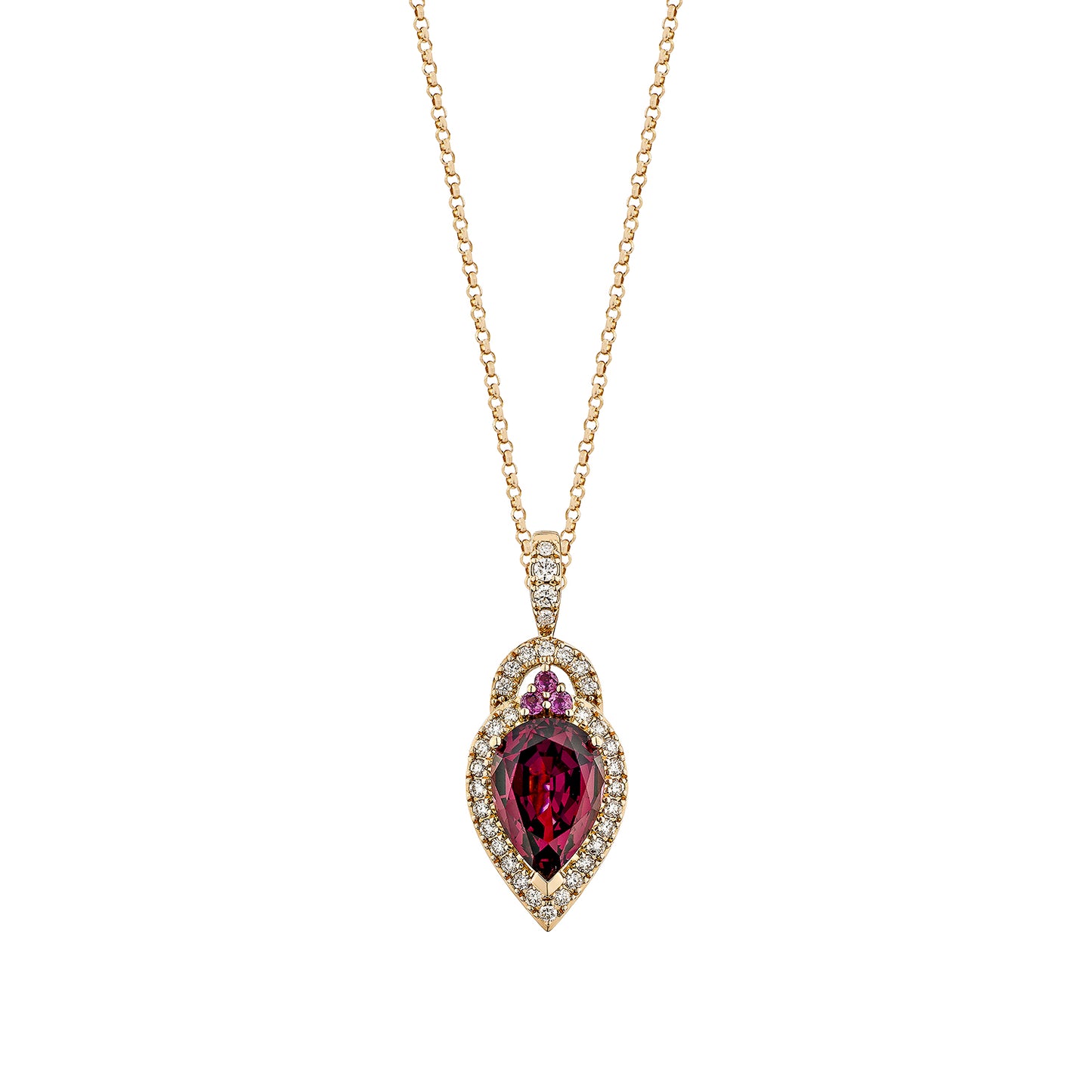 Rhodolite Pendant