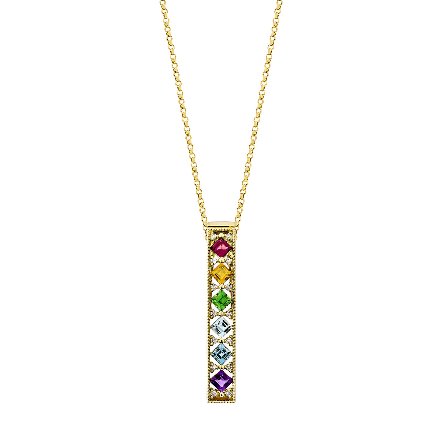 Rainbow Bar Pendant