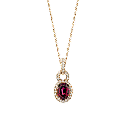 Rhodolite Classic Pendant