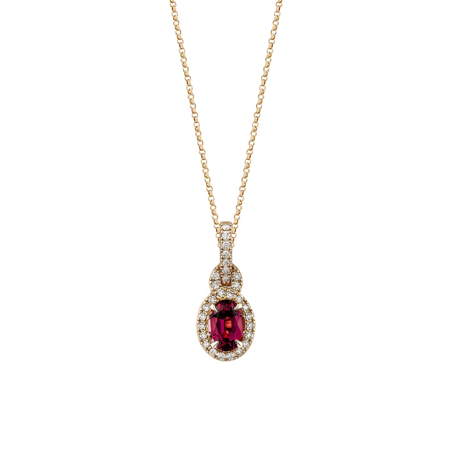 Rhodolite Classic Pendant