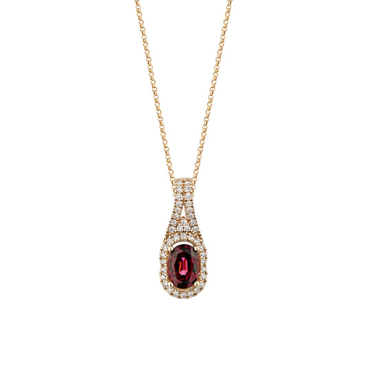 Rhodolite Classic Pendant