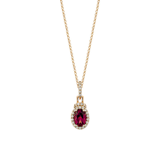 Rhodolite Classic Pendant