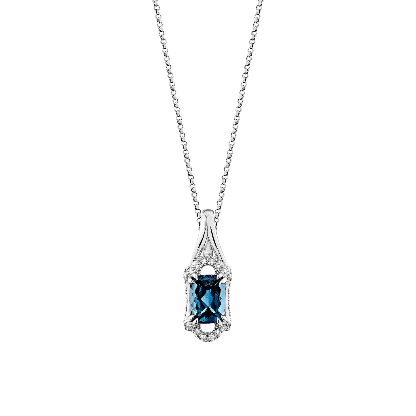 London Blue Topaz Classic Pendant