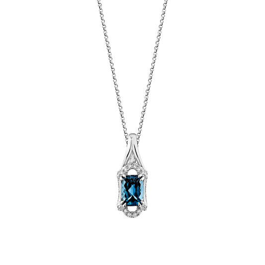 London Blue Topaz Classic Pendant