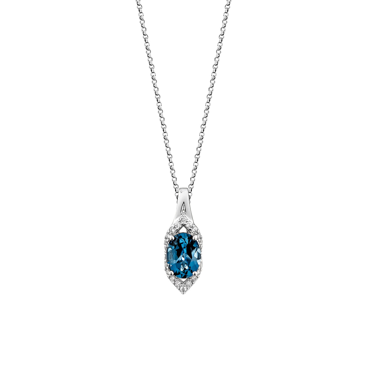 London Blue Topaz Classic Pendant