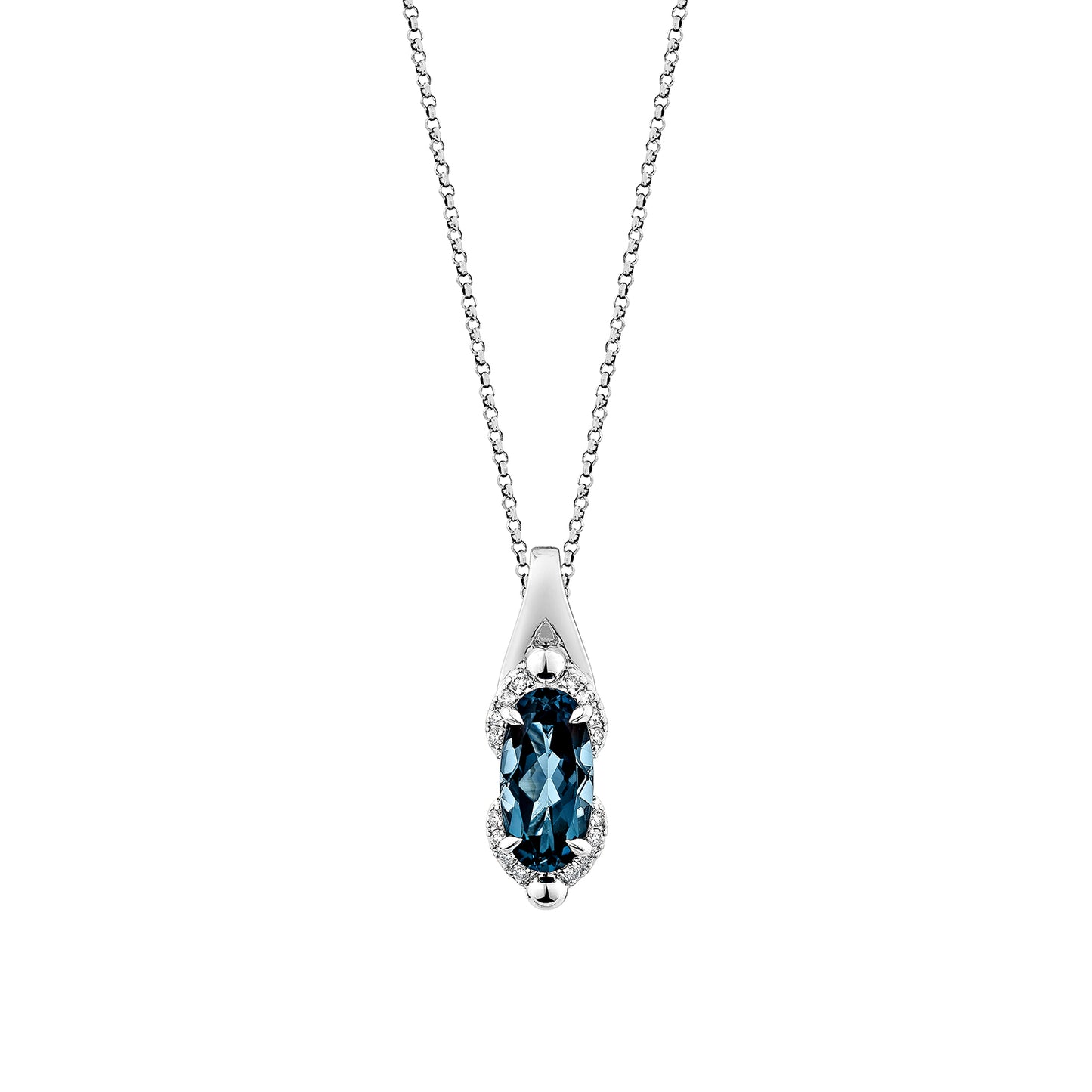 London Blue Topaz Classic Pendant