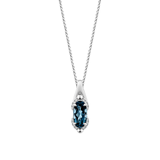 London Blue Topaz Classic Pendant