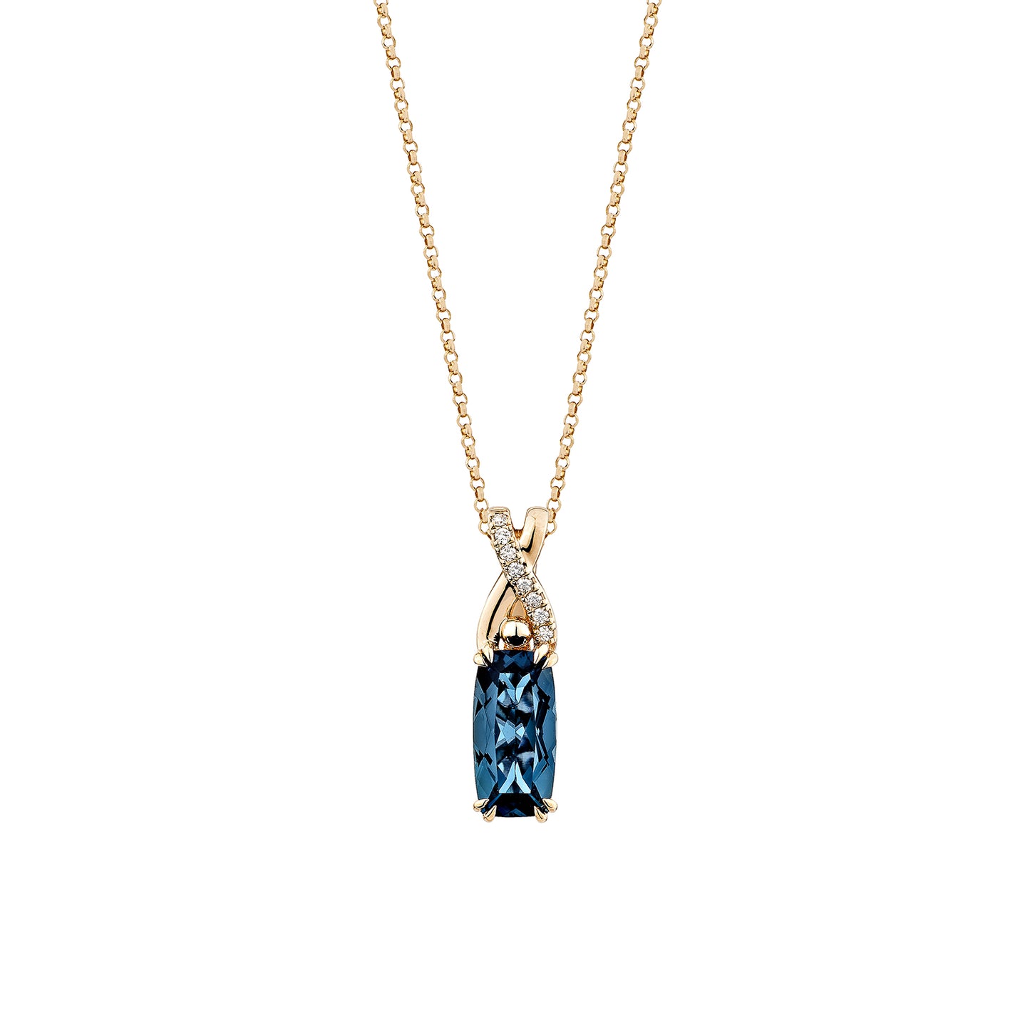 London Blue Topaz Classic Pendant