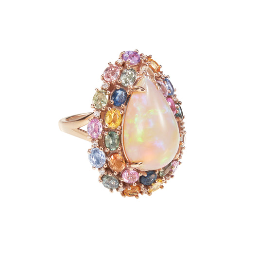 Opal Cocktail Ring