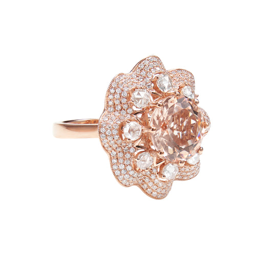 Morganite Classic Ring