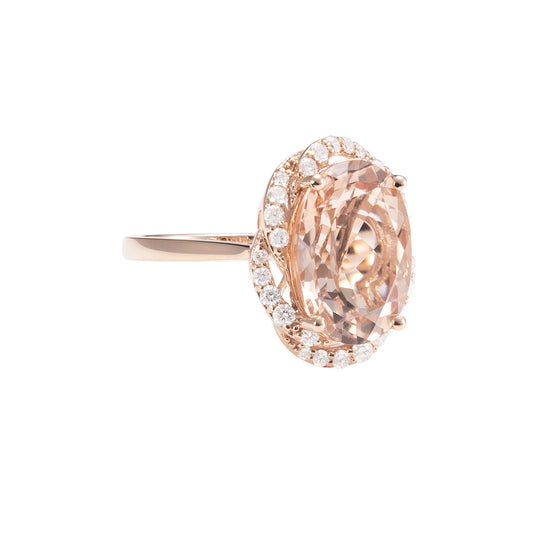 Morganite Classic Ring