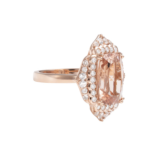 Morganite Classic Ring