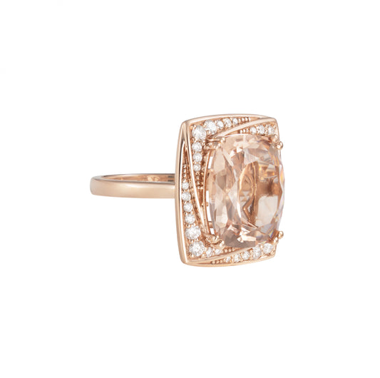 Morganite Classic Ring