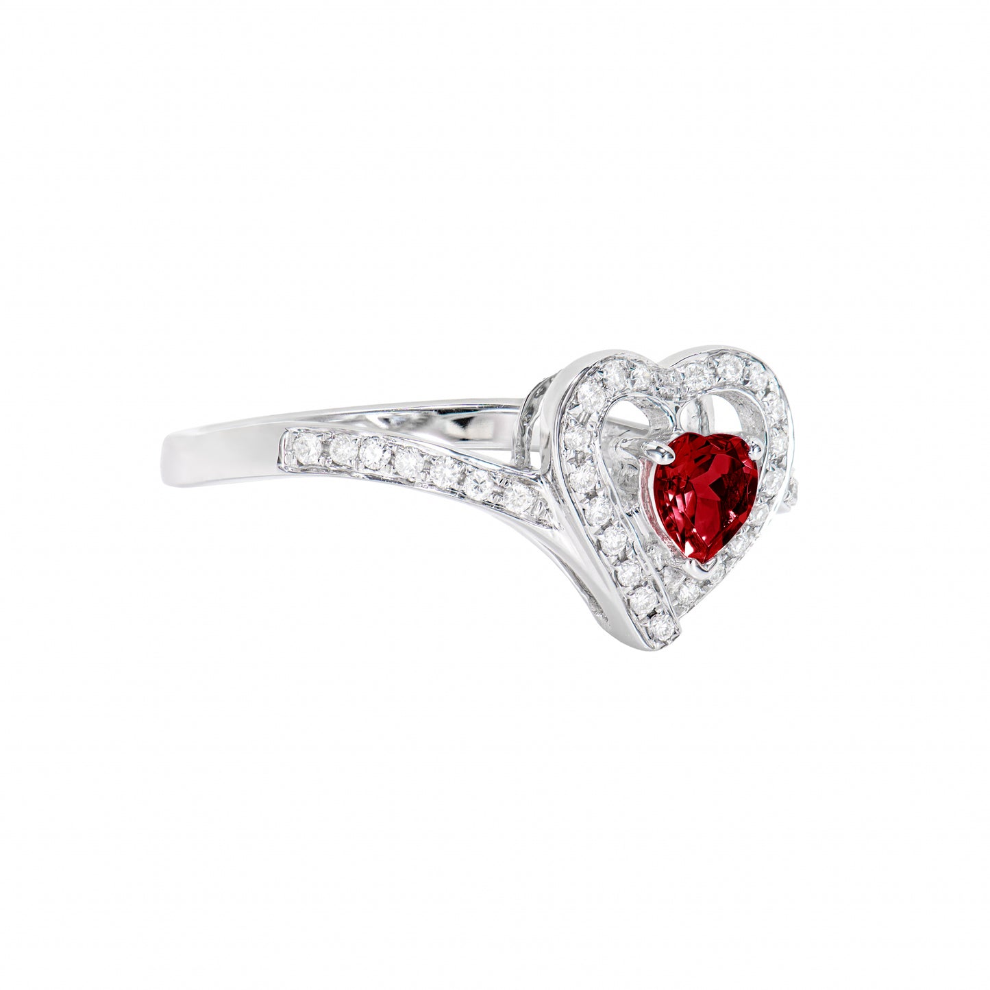 Ruby Heart Ring