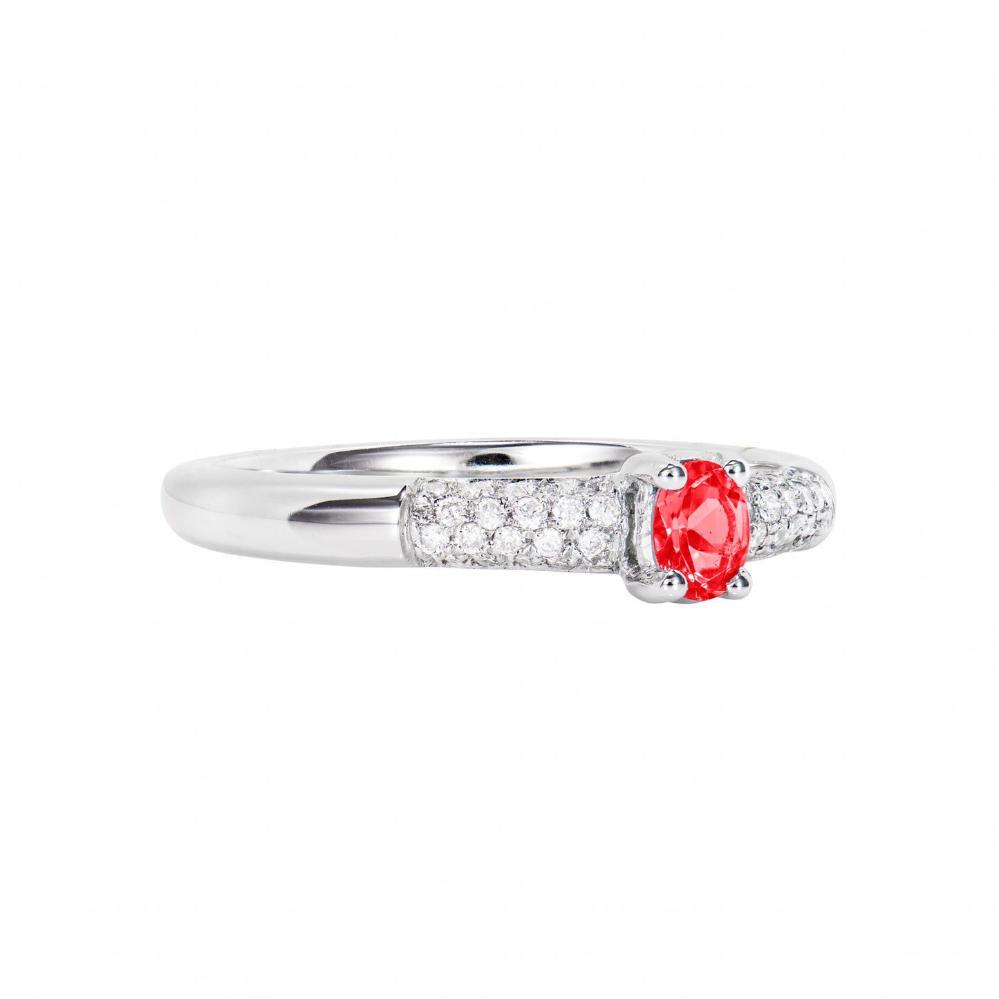 Ruby Solitaire Ring