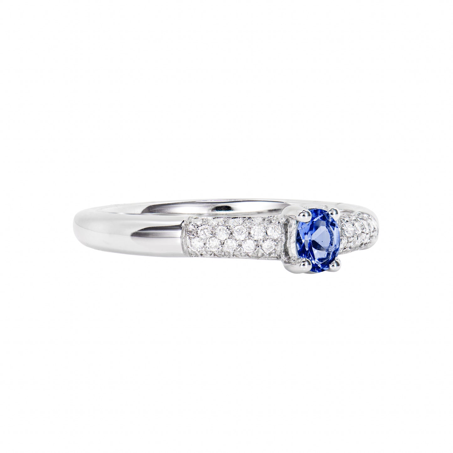 Blue Sapphire Solitaire Ring