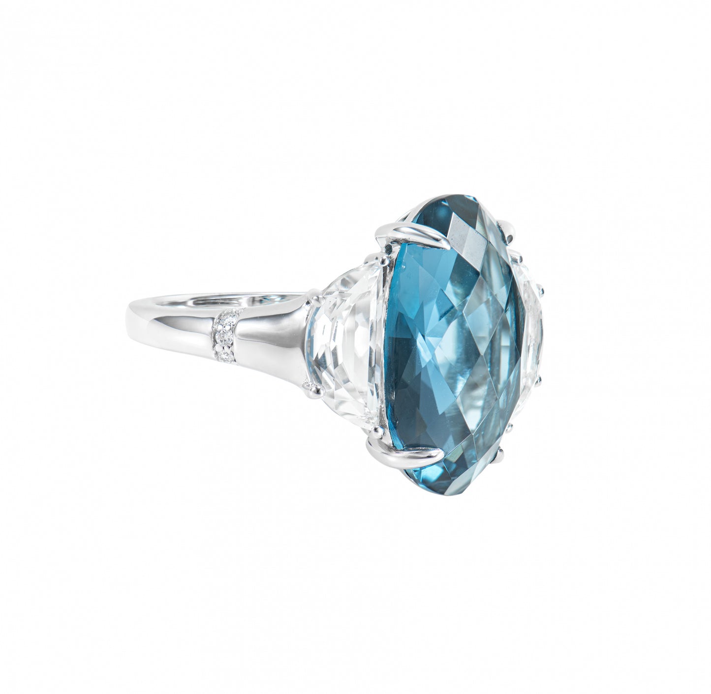 London Blue Topaz Fancy Ring