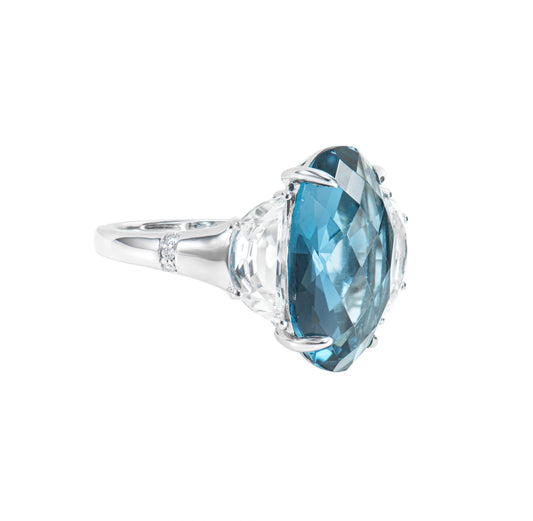 London Blue Topaz Fancy Ring