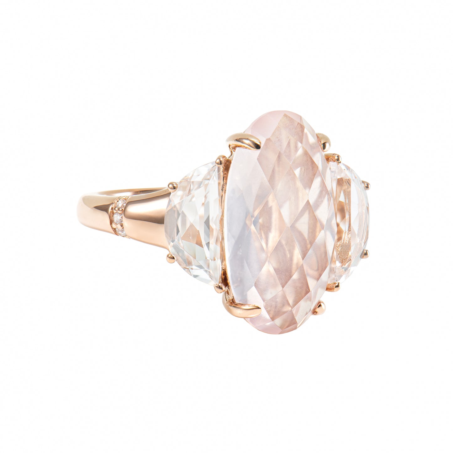 Rose Quartz Fancy Ring