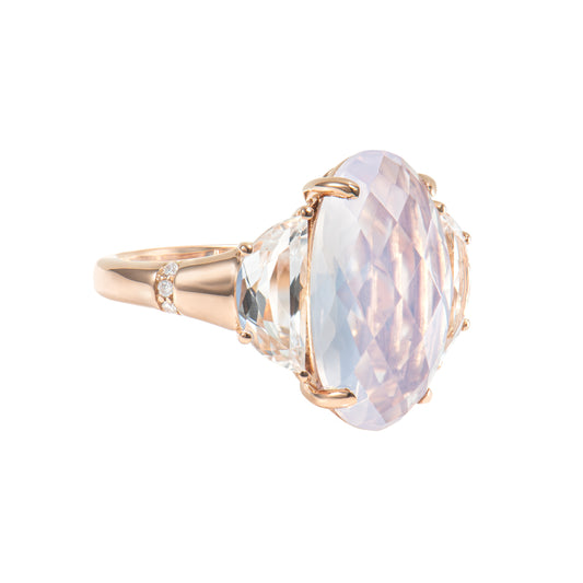 Lavender Quartz Fancy Ring