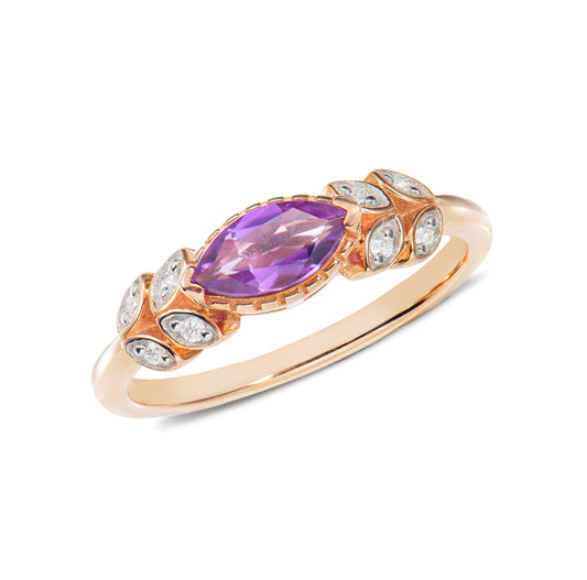 Amethyst Classic Ring