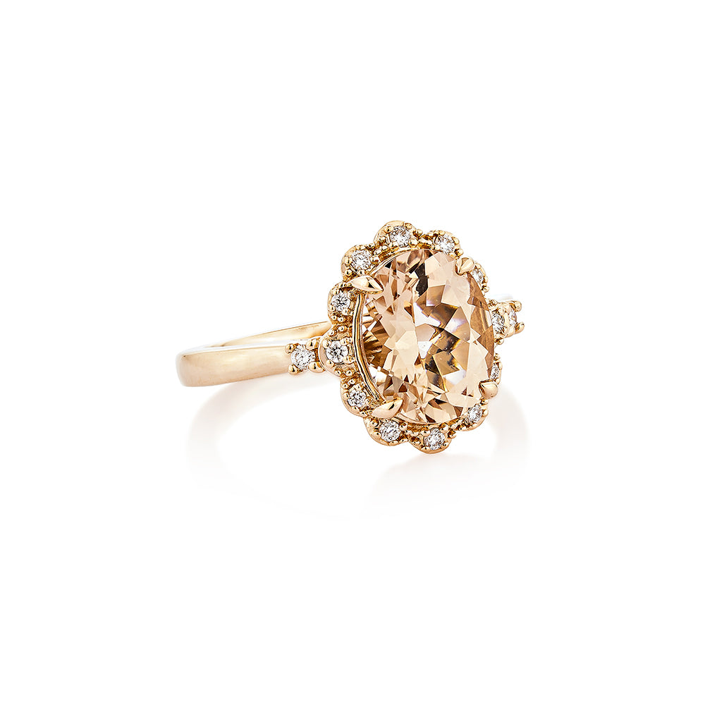 Morganite Classic Ring