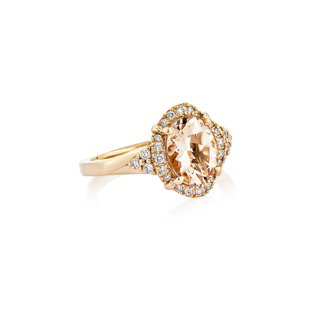 Morganite Classic Ring