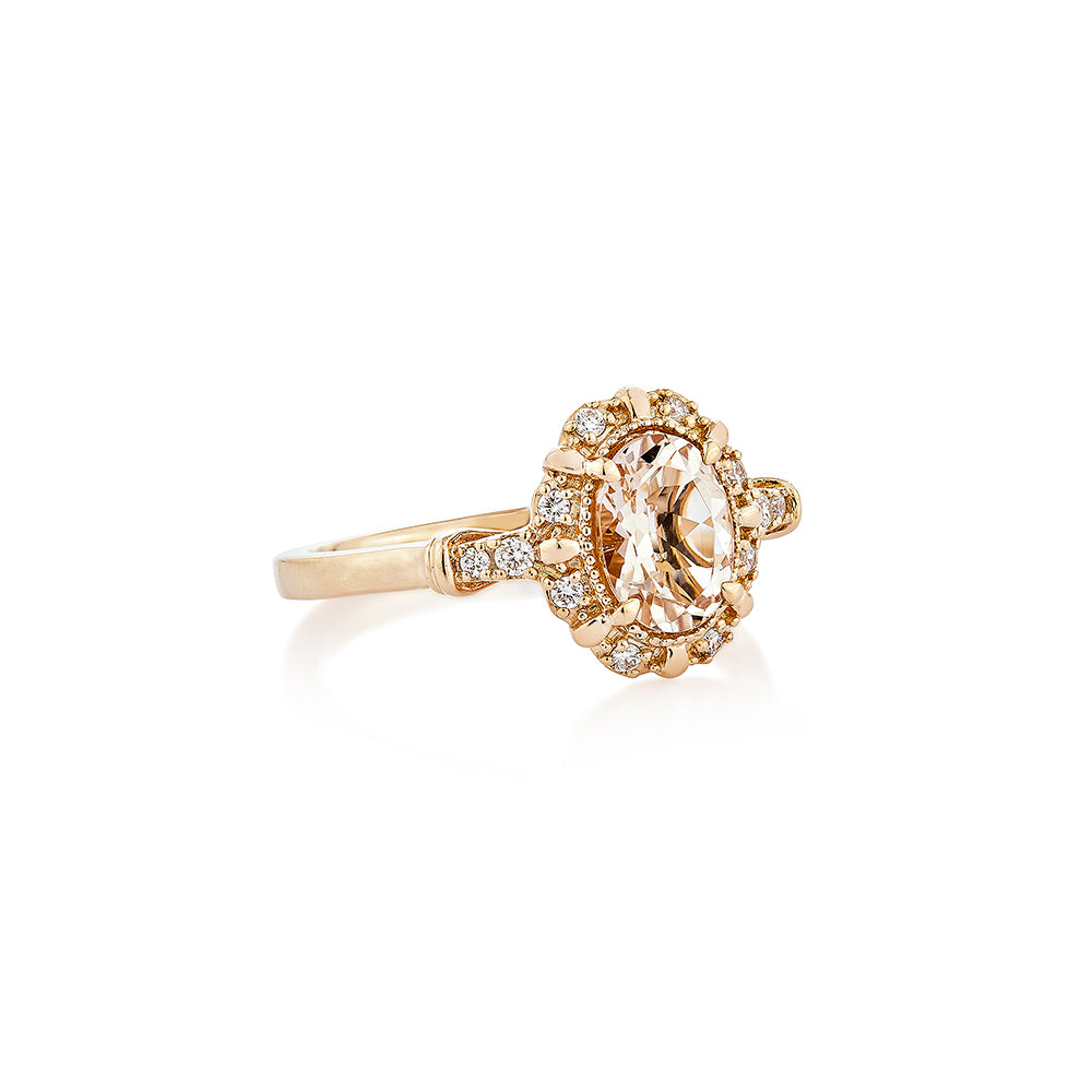 Morganite Classic Ring