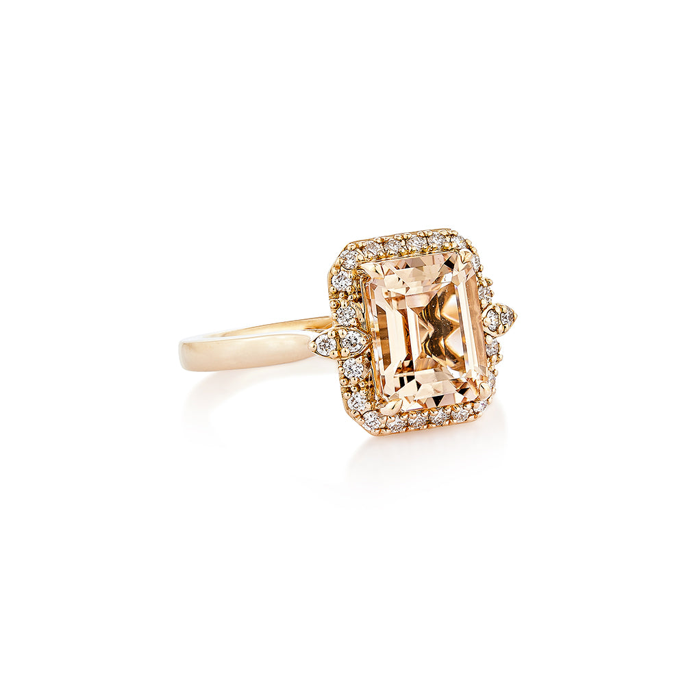 Morganite Classic Ring