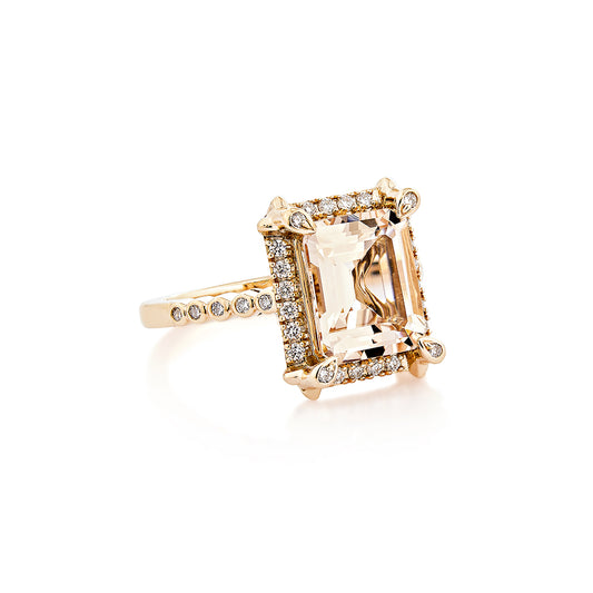 Morganite Classic Ring