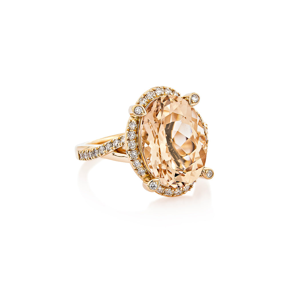 Morganite Classic Ring