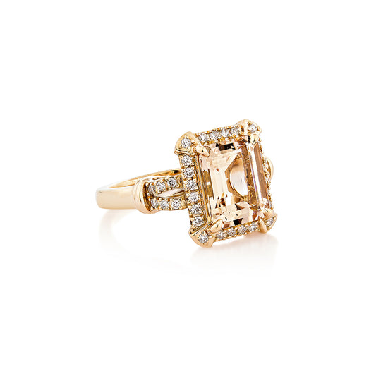 Morganite Classic Ring