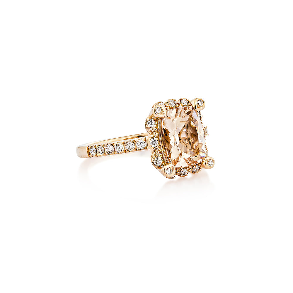 Morganite Classic Ring