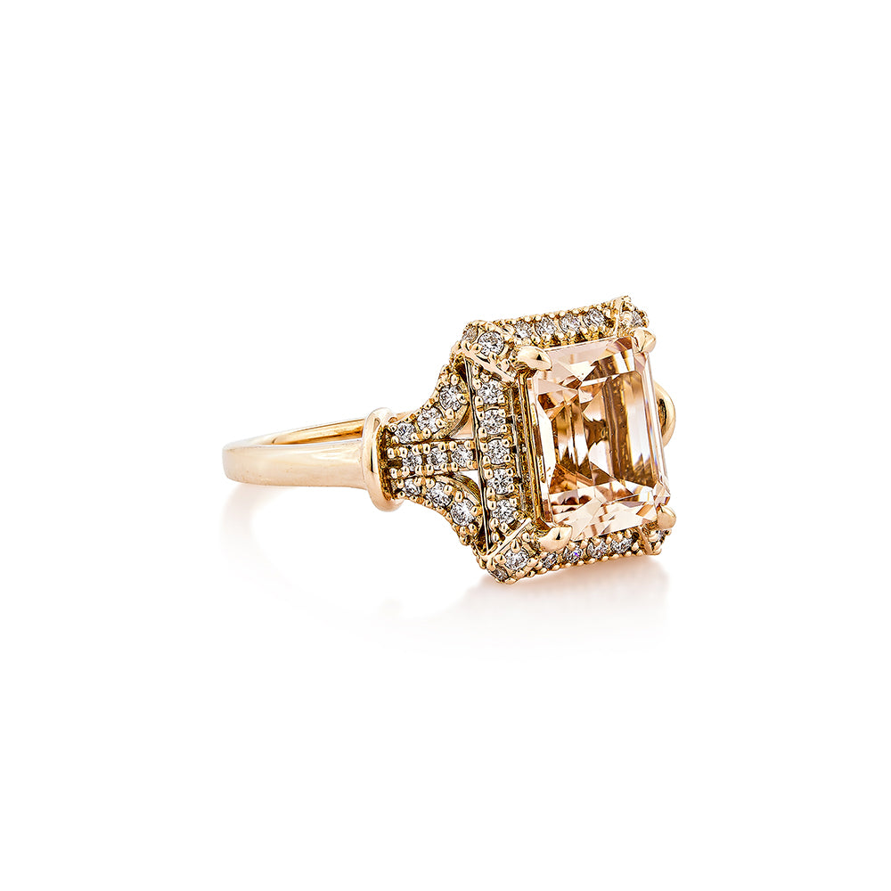 Morganite Classic Ring