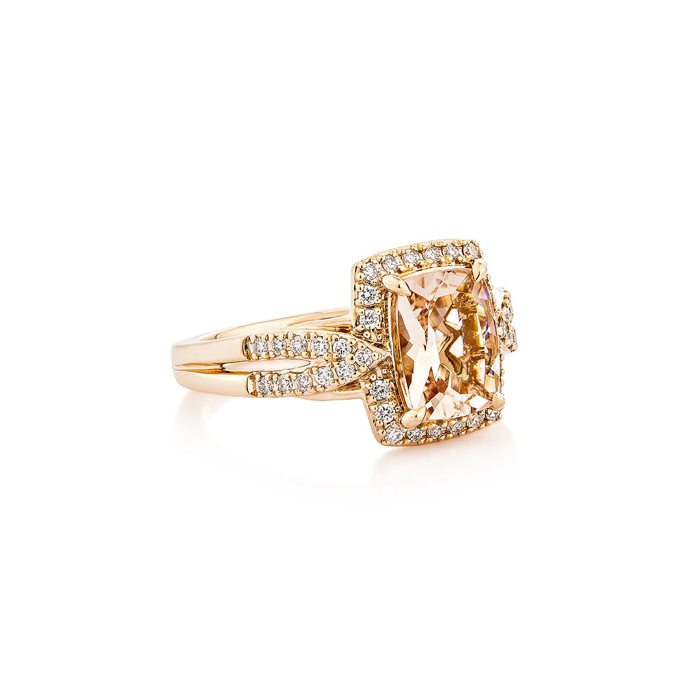 Morganite Classic Ring