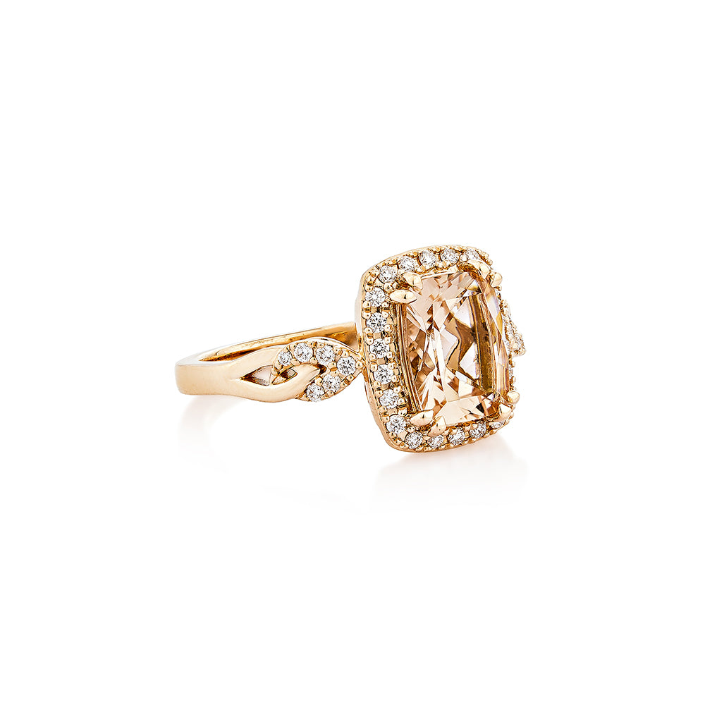 Morganite Classic Ring