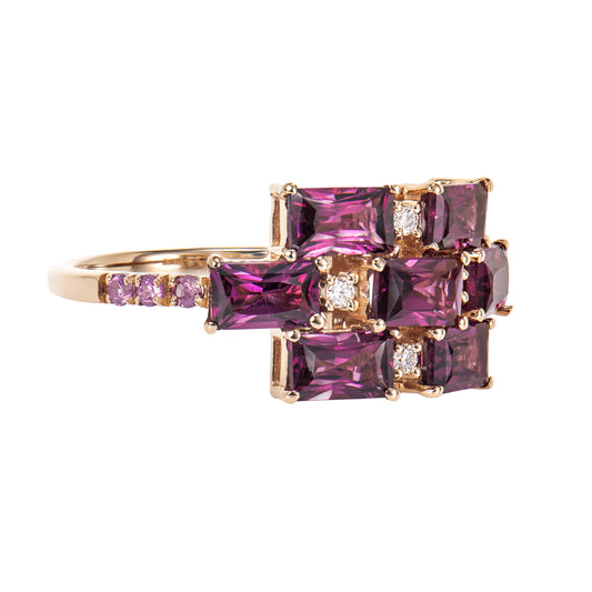 Rhodolite Fancy Ring