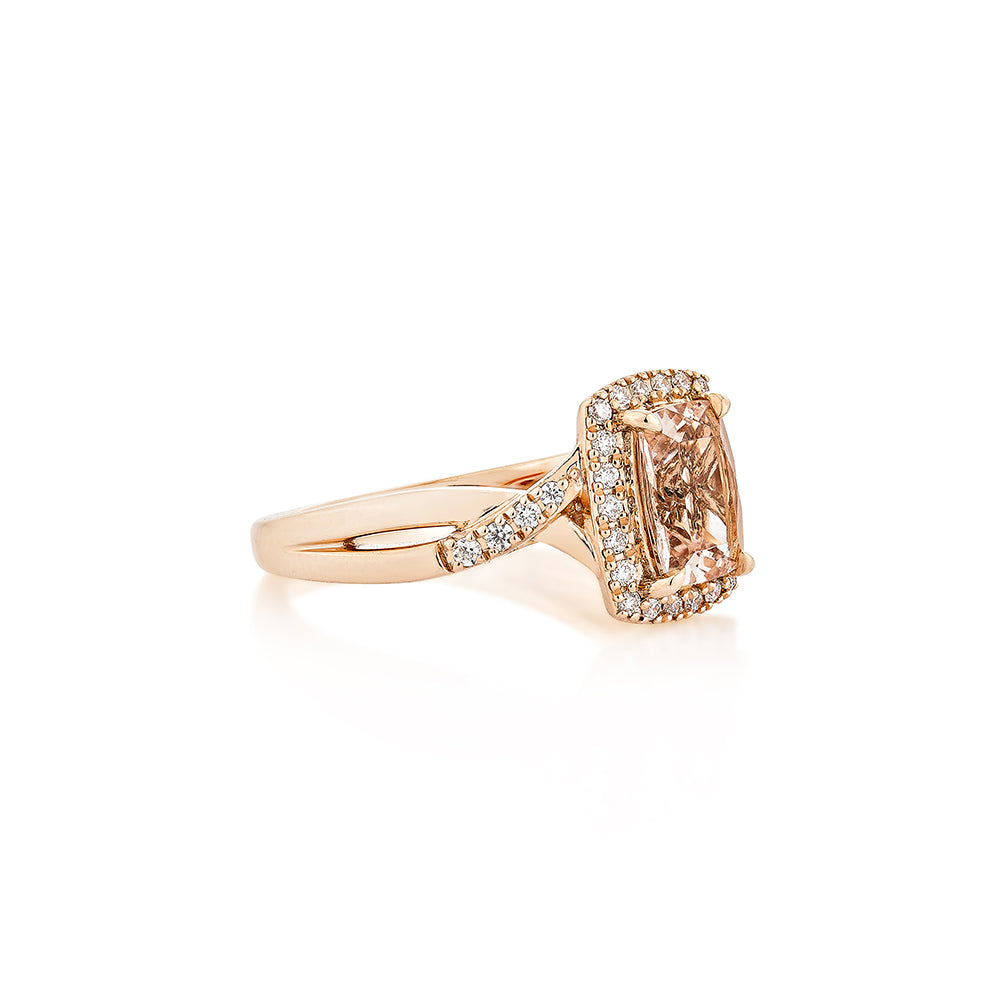 Morganite Classic Ring