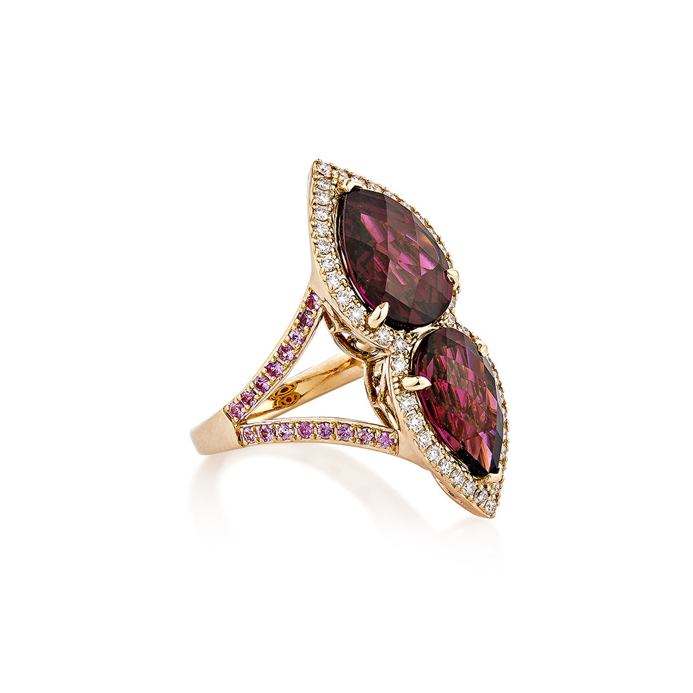 Rhodolite Fancy Ring