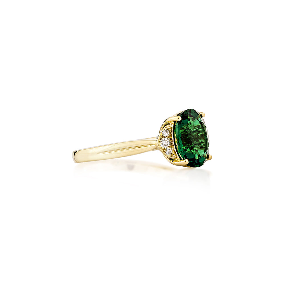 Lab-Grown Emerald Classic Ring