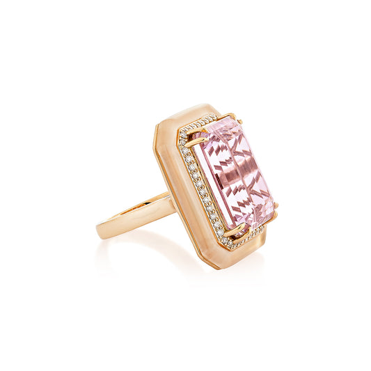 Kunzite Fancy Ring