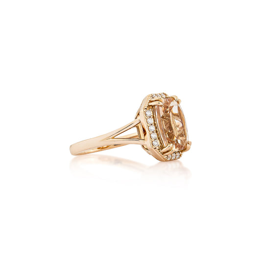 Morganite Classic Ring