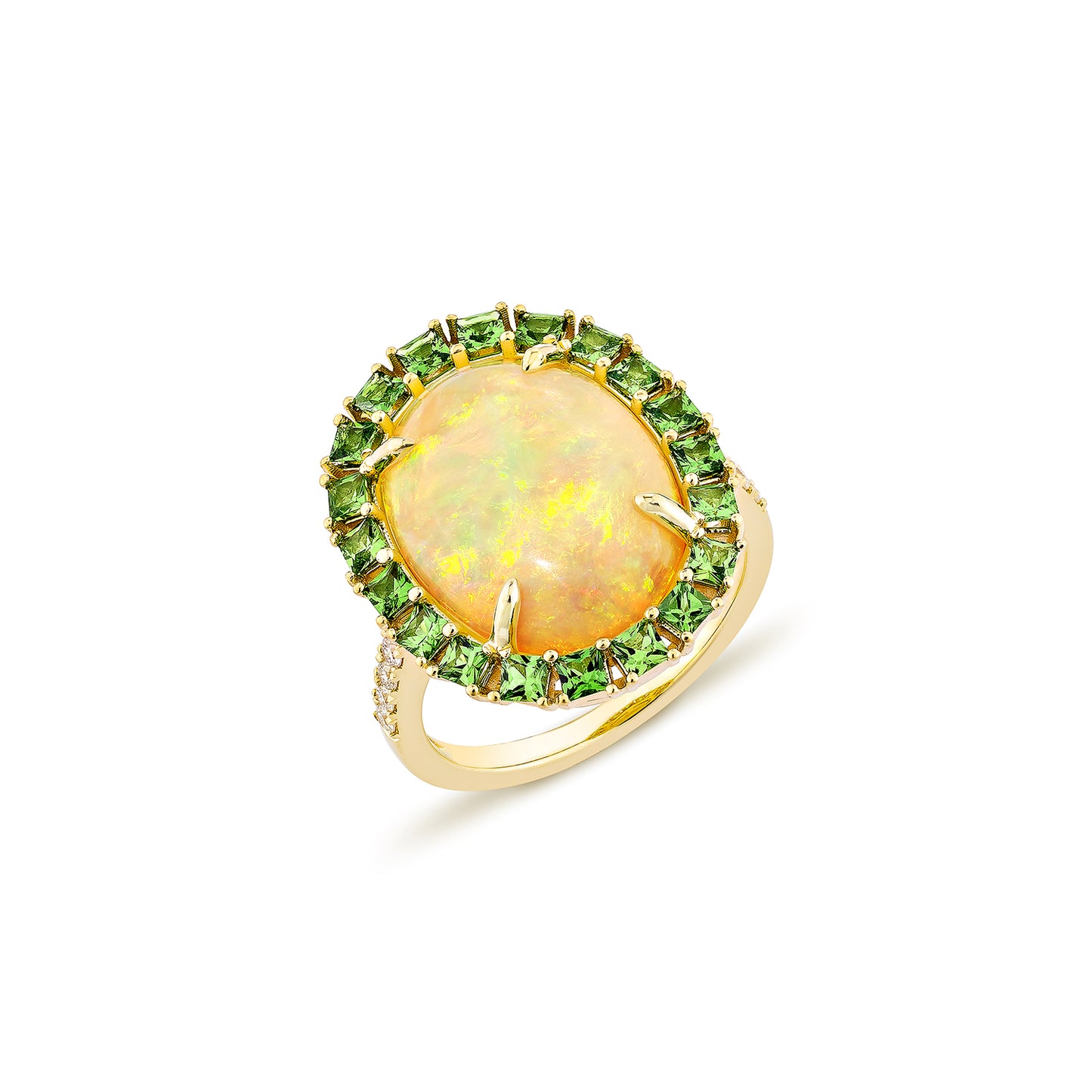 Ethiopian Opal Classic Ring