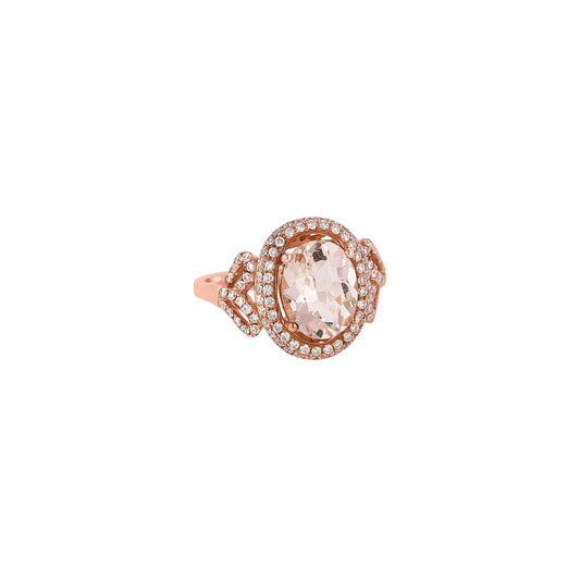 Morganite Classic Ring